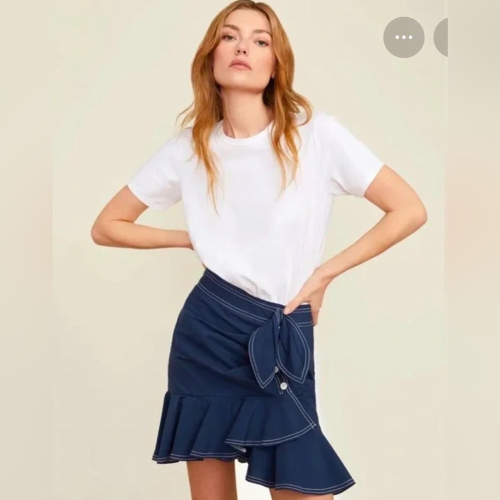 Veronica Beard Navy and White Dress